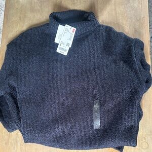 Uniqlo soft knit long sleeve high neck sweater